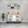 Hanah Home Consola Frezya - Roble Zafiro y Blanco